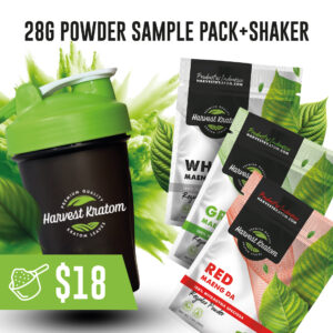 28g Powder Sample Pack + Shaker Bottle Bundle